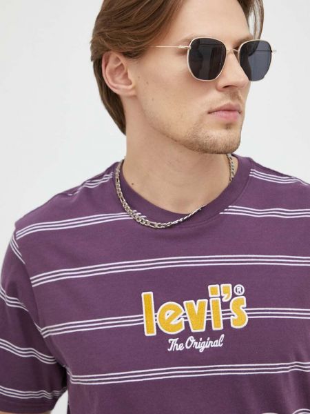 Tricou din bumbac Levi's® violet