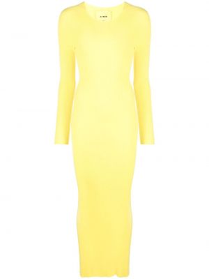 Dlouhé šaty áeron žluté