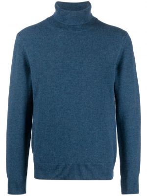 Vlnený sveter Zanone modrá