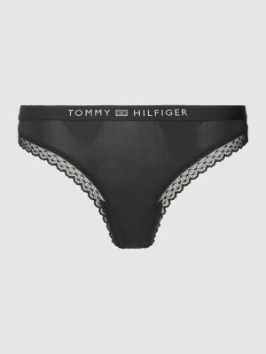 Stringi Tommy Hilfiger czarne