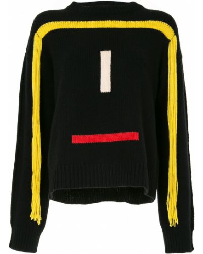 Jersey con flecos de tela jersey Portspure negro