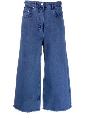 Jeansy relaxed fit Moschino Jeans niebieskie
