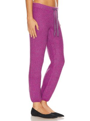 Pantalones de chándal de lana Monrow violeta