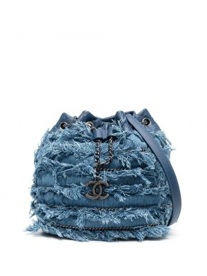 Taška Chanel Pre-owned modrá