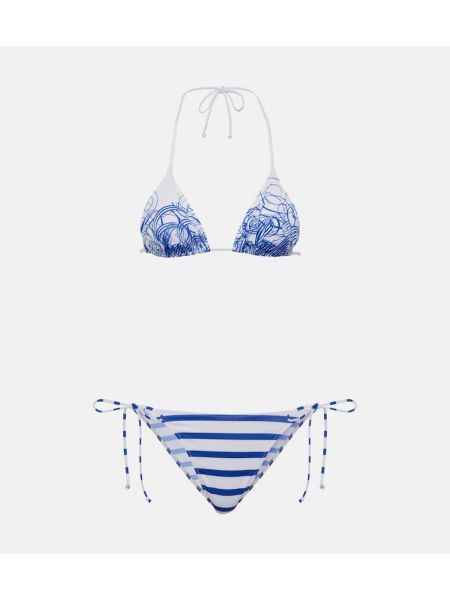 Tryckt bikini Jean Paul Gaultier