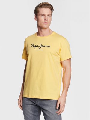 Μπλούζα Pepe Jeans κίτρινο