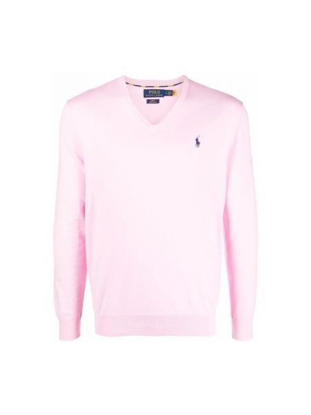Sweter Polo Ralph Lauren, różowy