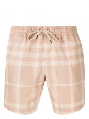 Shorts med mönster i rutigt med mönster Burberry