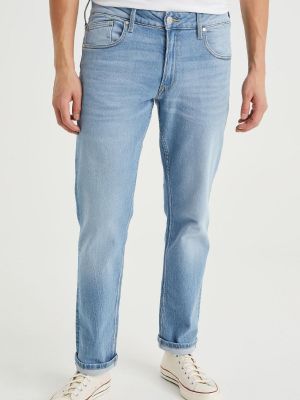 Straight leg jeans We Fashion blu