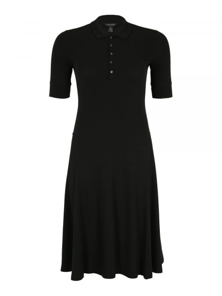 Πλεκτή φόρεμα Lauren Ralph Lauren μαύρο