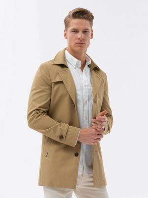 Płaszcz Ombre Clothing brązowy