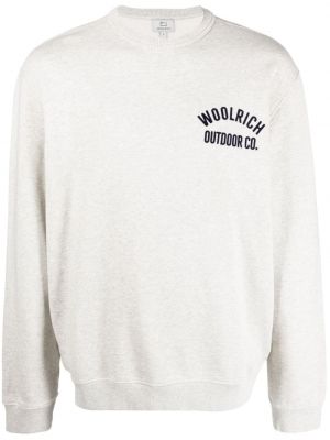 Sweatshirt aus baumwoll Woolrich grau