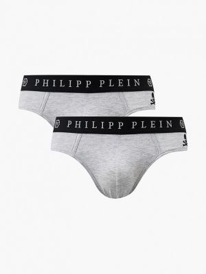 Трусы Philipp Plein серые