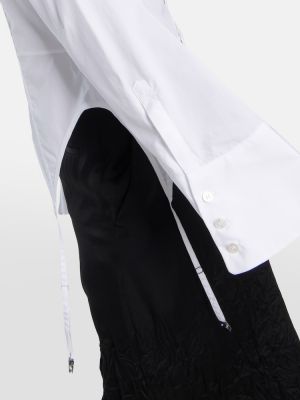 Camicia di cotone Noir Kei Ninomiya bianco