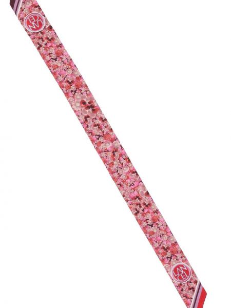 Mustriline lilleline siidist sall Lancel roosa