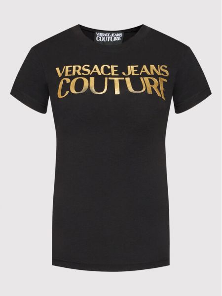T-shirt Versace Jeans Couture, сzarny