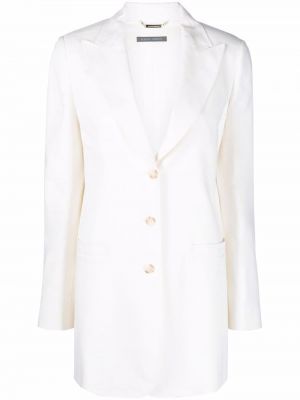 Lang blazer Alberta Ferretti hvit