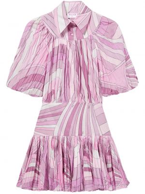 Robe à imprimé Pucci rose