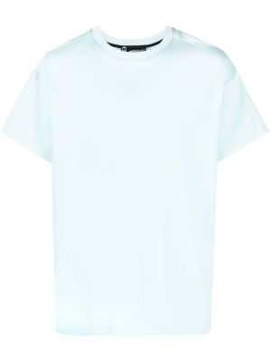 T-shirt con scollo tondo Styland blu