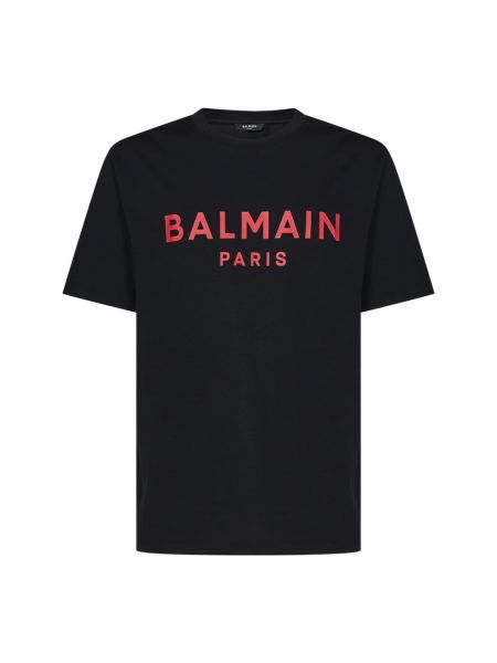 Hemd mit print Balmain schwarz