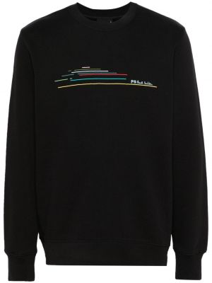 Sweatshirt aus baumwoll mit print Ps Paul Smith schwarz