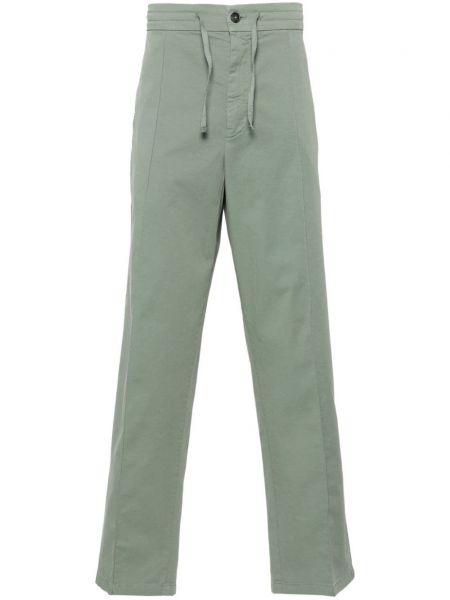 Pantalon droit Canali vert