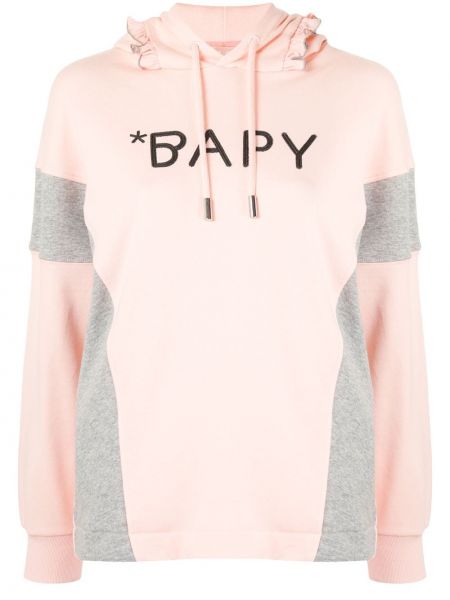 Bluza z kapturem Bapy By *a Bathing Ape® różowa