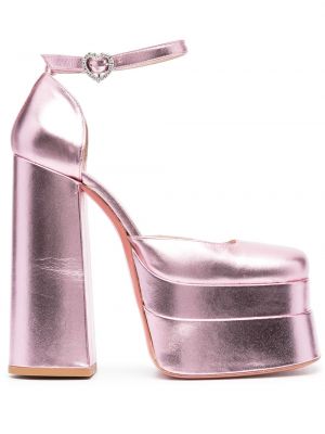 Kožené sandály Vivetta růžové
