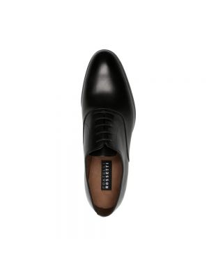 Zapatos oxford de cuero Fratelli Rossetti negro