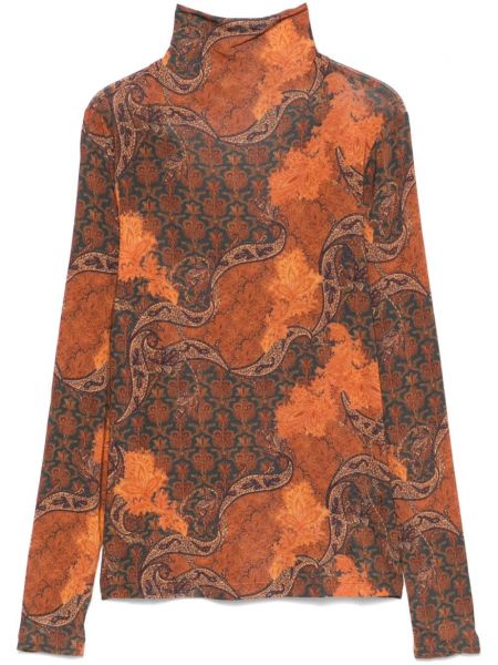 Rullekrave top Ulla Johnson orange