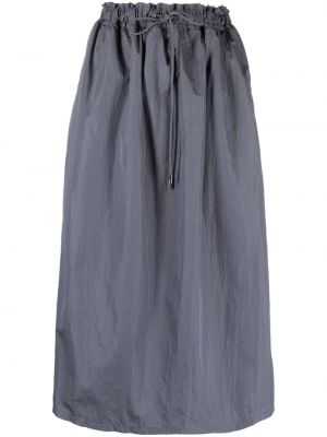 Midi sukně Woolrich šedé