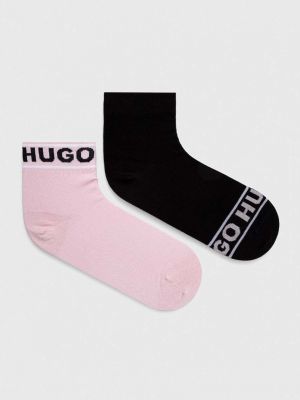 Чорапи Hugo розово