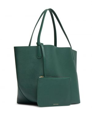 Shopper handtasche mit print Mansur Gavriel grün