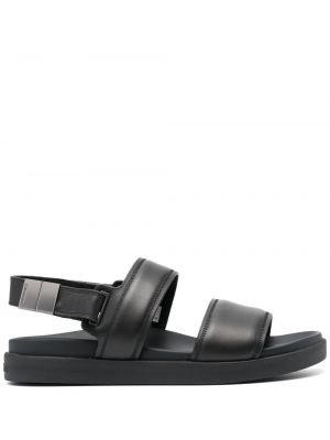 Sandale din piele Calvin Klein negru
