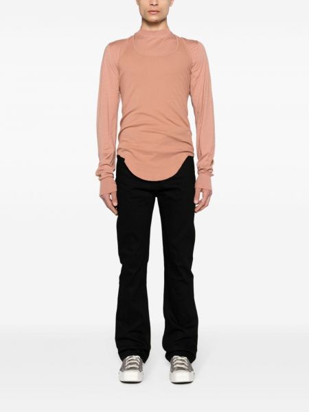 Bluza bawełniana Rick Owens Drkshdw różowa