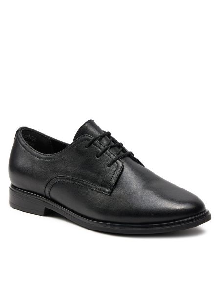Pantofi oxford Tamaris negru