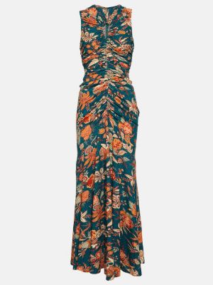 Květinové bavlněné dlouhé šaty Ulla Johnson