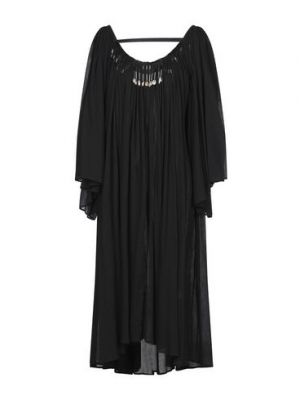 Vestido midi de algodón Giacobino negro