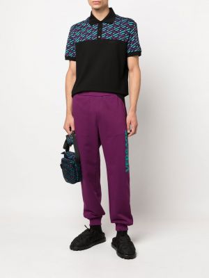 Sportinės kelnes Versace violetinė