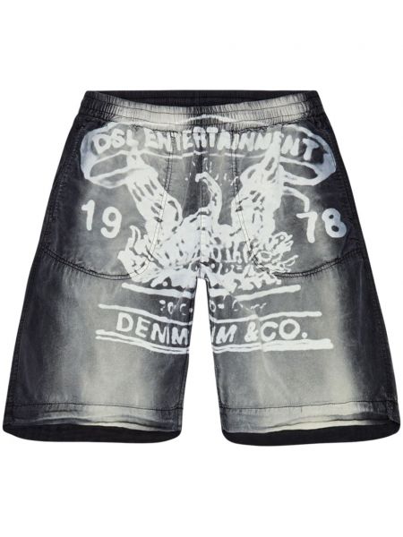 Lyocell bermudashorts Diesel grå