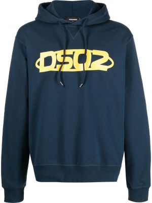 Hoodie Dsquared2 blå