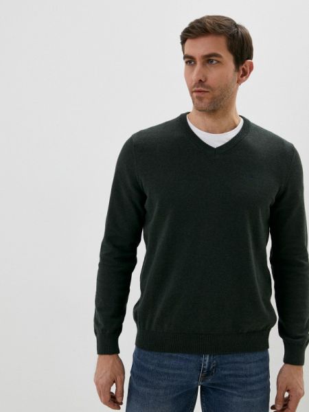 Пуловер Basics & More зеленый