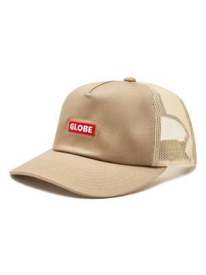 Cappello con visiera Globe beige