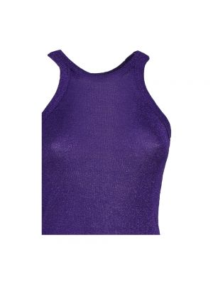 Vestido midi de cuello redondo Sportmax violeta