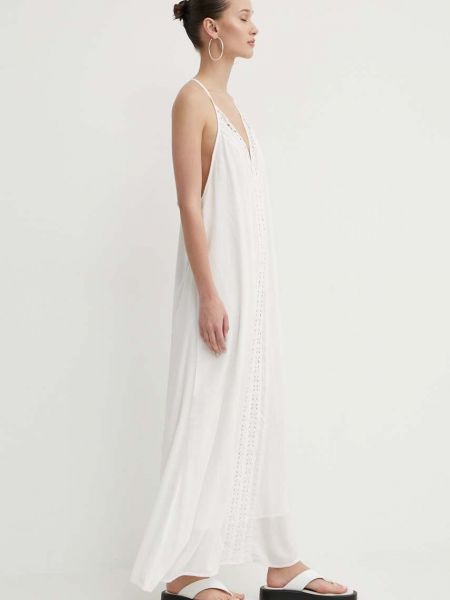 Длинное платье Superdry белое