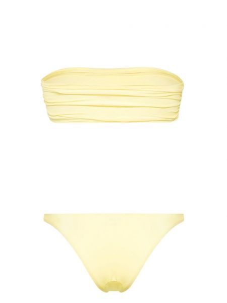 Bikini avec applique The Attico jaune