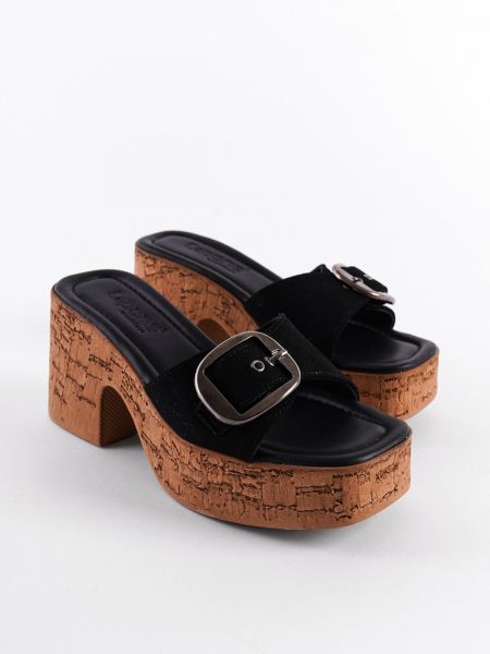 Domáce papuče na platforme s prackou Capone Outfitters