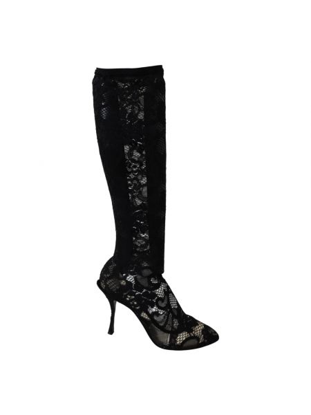 Stiefelette mit absatz Dolce & Gabbana schwarz