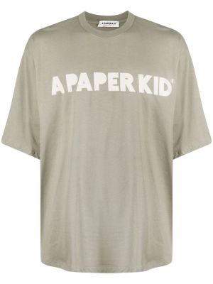T-shirt con stampa A Paper Kid