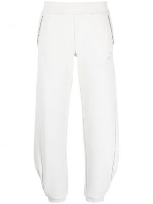 Плисирани спортни панталони Ea7 Emporio Armani сиво